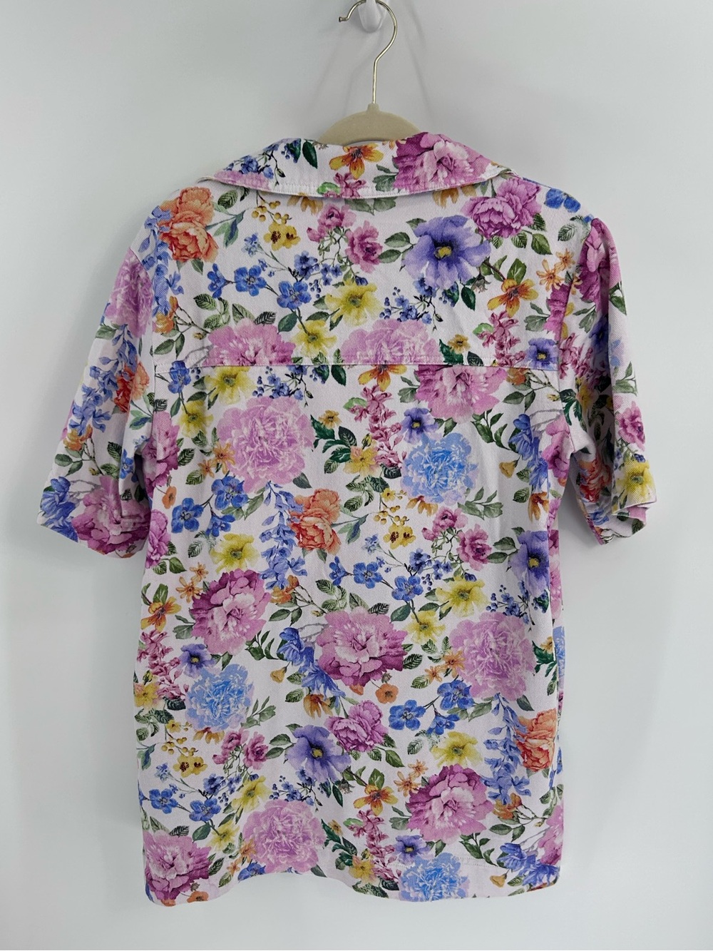 Olivaceous Riley Floral Shirt Dress - Small - Picture 3 of 5